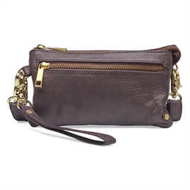 Depeche - Golden Chic Clutch 11998 - Dark Brown